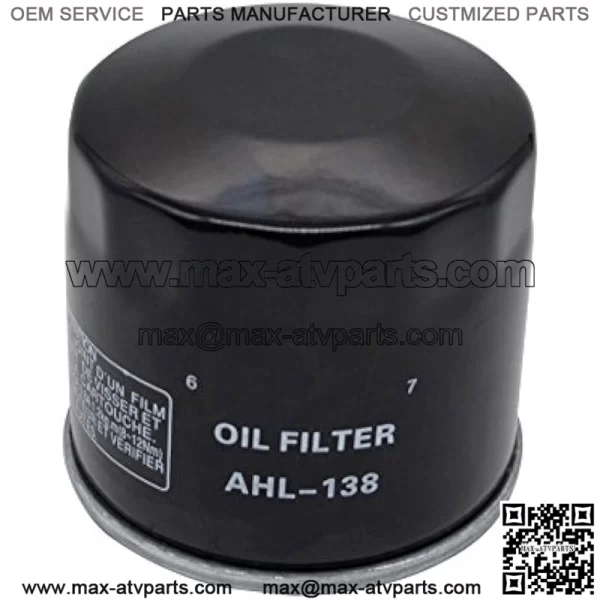 138 Oil Filter for Suzuki LTF500F LTF 500F LTF500 LTF 500 F Vinson 4X4 500 2002 2003 2004 2005 2006 2007/ LTF500F Quadrunner 500 1998 1999 2000 2001 2002 /LTA500 LTA 500 Quadmaster 500 2000 2001 - Image 2