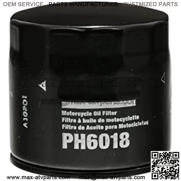 Extra Guard PH6018 Motorcycle Replacement Oil Filter, Fits Select Aprilia, Artic Cat, Kymco, and Suzuki Models - Image 2