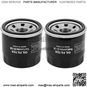 Oil Filter for SUZUKI LTF500 F QUADRUNNER 500 1998-2002 LTF500F VINSON 4X4 500 2002-2007 LTF500F VINSON 4X4 CAMO 500 2005-2007(pack of 2)