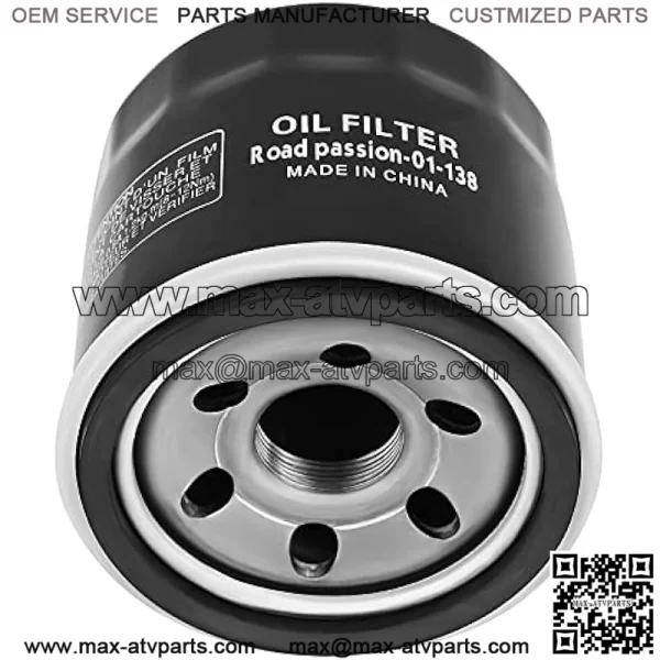 Oil Filter for SUZUKI LTF500 F QUADRUNNER 500 1998-2002 LTF500F VINSON 4X4 500 2002-2007 LTF500F VINSON 4X4 CAMO 500 2005-2007(pack of 2) - Image 3