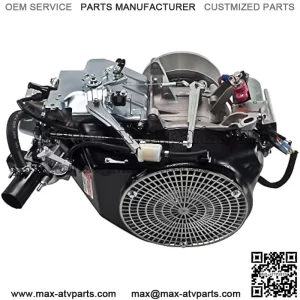 12 Net Power 420cc CRX Series Engine, Replaces Tapered Shaft 9.5hp FE290D Kawasaski on John Deere 1200A Bunker Rake