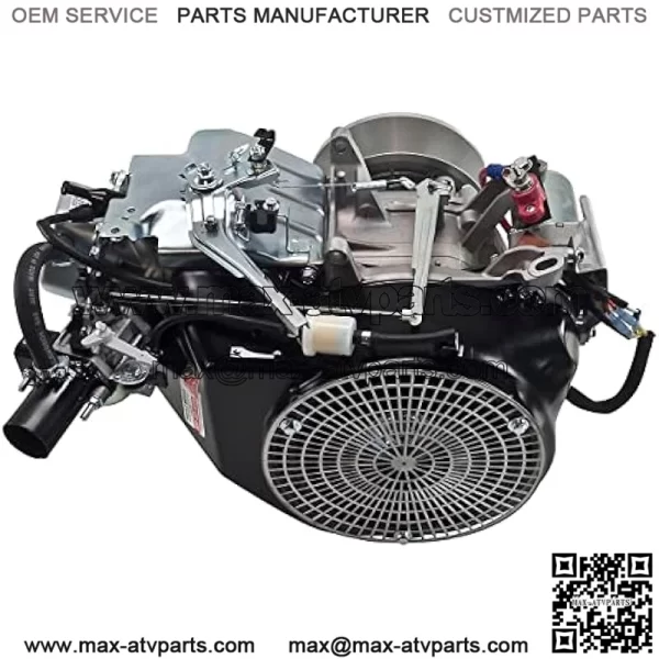 12 Net Power 420cc CRX Series Engine, Replaces Tapered Shaft 9.5hp FE290D Kawasaski on John Deere 1200A Bunker Rake