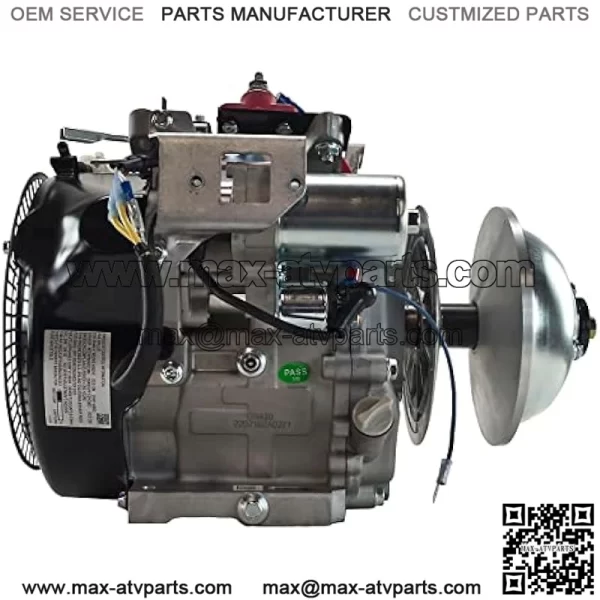 12 Net Power 420cc CRX Series Engine, Replaces Tapered Shaft 9.5hp FE290D Kawasaski on John Deere 1200A Bunker Rake - Image 4