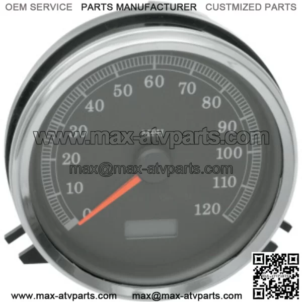 Black Electronic Analog MPH Speedometer Speedo Harley 96-03 Softail Road King (For: Harley-Davidson)