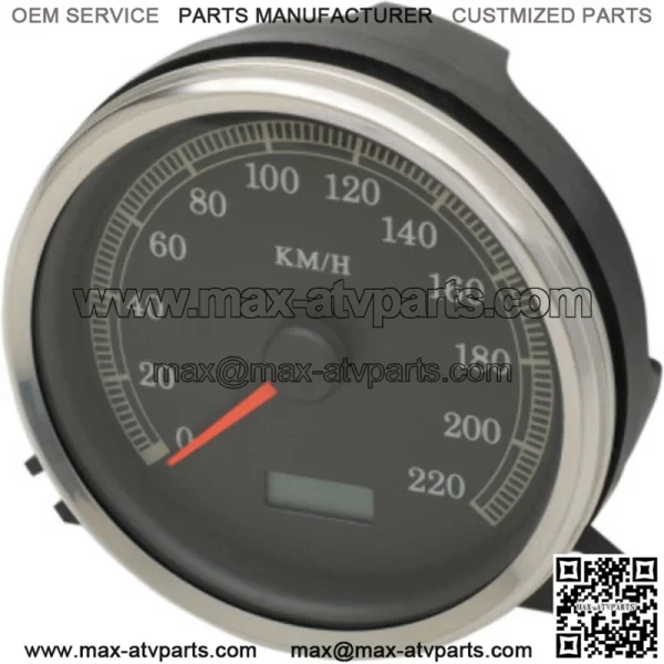 Black Face Electronic Analog KH Speedometer Speedo Harley 96-03 Softail RoadKing (For: Harley-Davidson)