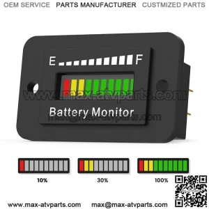 24/36 Volt Battery Indicator for EZGO Club Car Yamaha Golf Cart Meter Gauge ATV