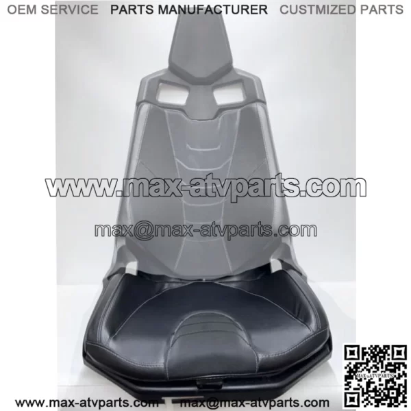 2017-2023 Can-Am Maverick X3 Max OEM Seat Bottom Covers Replacements Black