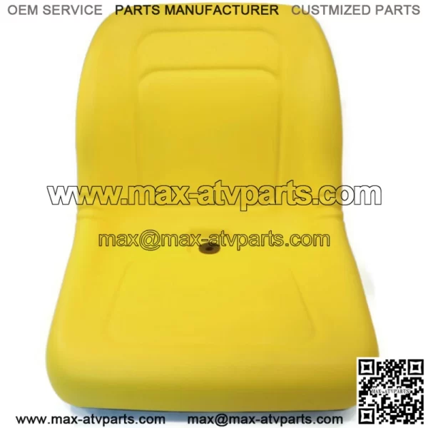 Yellow HIGH BACK Seat for John Deere Gator TX  TX 4x2  TX Turf  TX 4x2 Turf UTV - Image 4