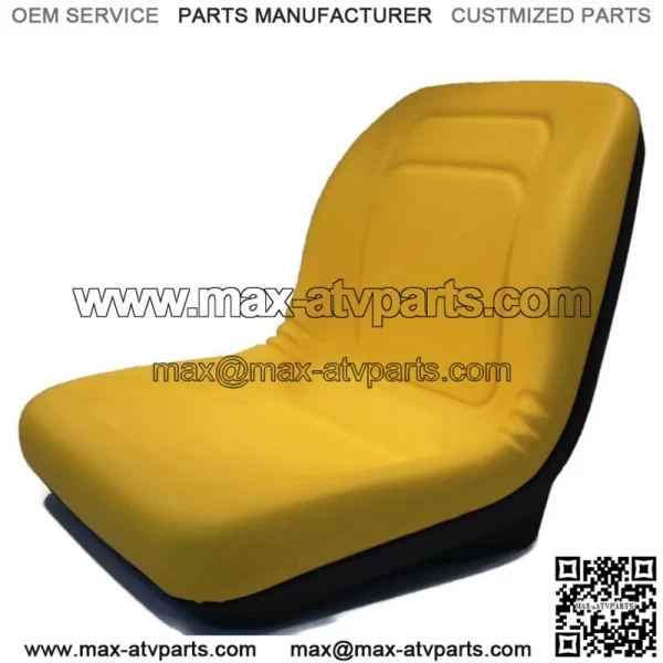 (2) Yellow High Back Seat fit John Deere Gator TX, Gator XUV, Gator 4x2 HPX, 4x4 - Image 4