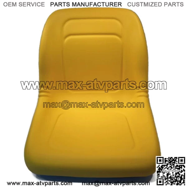 (2) Yellow High Back Seat fit John Deere Gator TX, Gator XUV, Gator 4x2 HPX, 4x4 - Image 5