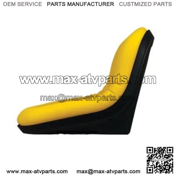 (4) Yellow High Back Seat fit Fits John Deere Fits Gator TX, Fits Gator XUV, - Image 3