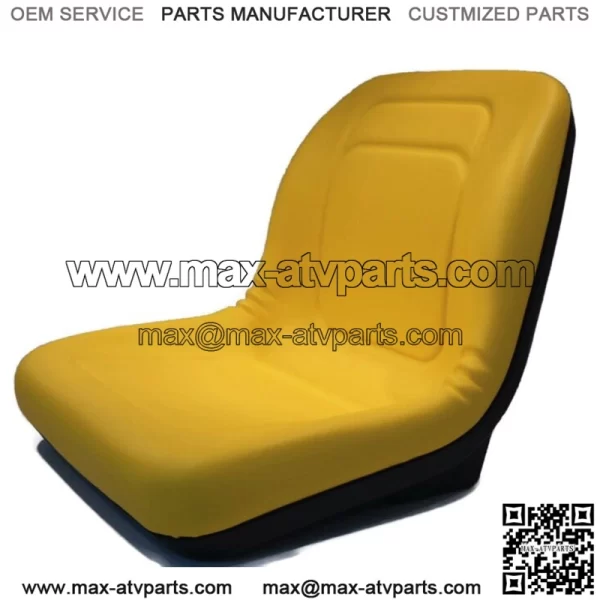 (4) Yellow High Back Seat fit John Deere Gator TX, Gator XUV, Gator 4x2 HPX, 4x4 - Image 4