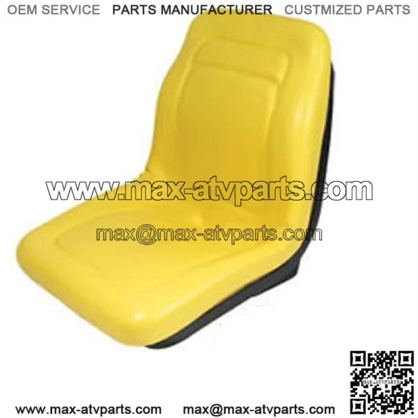 VG11696 New FOR John Deere Yellow Vinyl 18" Gator Seat CX E TE TH TX