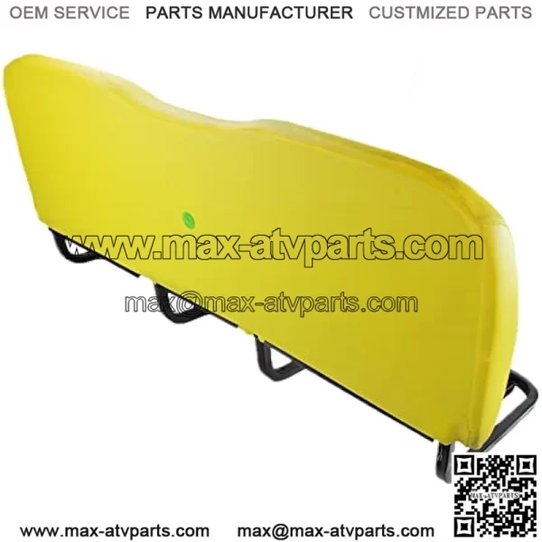 E-AM140623 Yellow Vinyl Bench Seat Back Cushion for John Deere HPX & XUV Gators - Image 2
