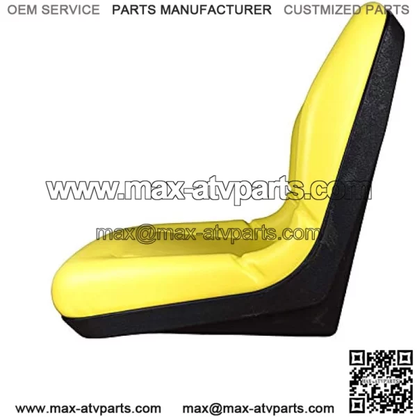 (2) TRAC SEATS Yellow Flip Up Seats for John Deere Gator CX (Below Serial Number 039,999) For PN: VGA10177 - Image 5