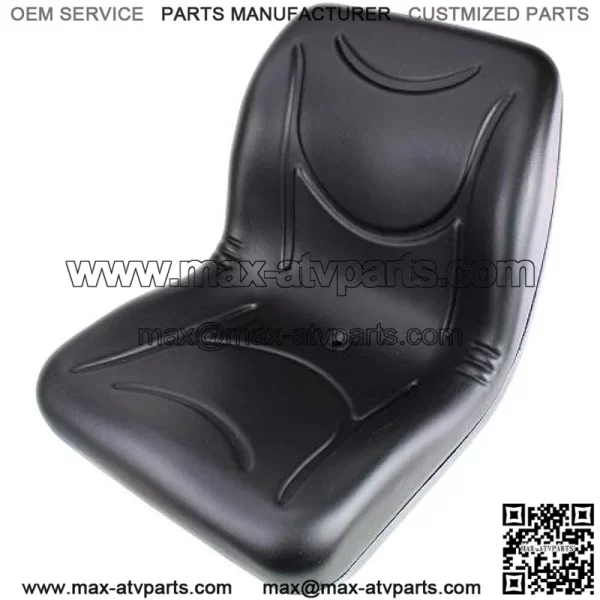 Two E-AM126149 (2pcs) Black Seats for John Deere Gator w/Drain Hole (M-Gator, E, Turf, TX 4X2, TH Turf, XUV550, 4X4 HPX, 4X2 Trail, 6X4 Trail ++) - Image 3