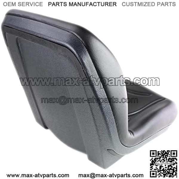 Two E-AM126149 (2pcs) Black Seats for John Deere Gator w/Drain Hole (M-Gator, E, Turf, TX 4X2, TH Turf, XUV550, 4X4 HPX, 4X2 Trail, 6X4 Trail ++) - Image 4