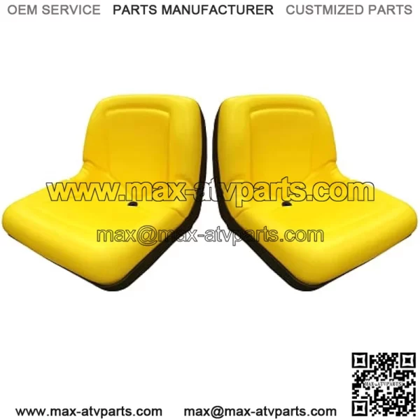 TRAC SEATS (2 Seats) Yellow Seat for John Deere Gator CS TS TX 4X2-15" Backrest - AM133476 - Image 2