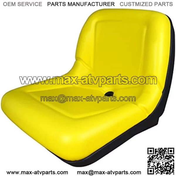TRAC SEATS (2 Seats) Yellow Seat for John Deere Gator CS TS TX 4X2-15" Backrest - AM133476 - Image 3