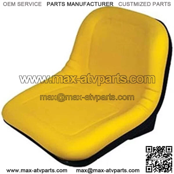 Yellow Seat Fits John Deere CS 4x4 4x2 6x4 Turf Trail AM133476 AM129968 Fits Gator - Image 2