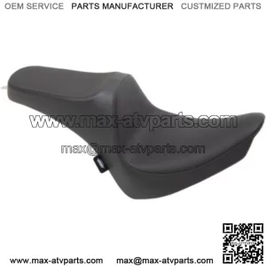 Predator III Smooth Black Vinyl Seat 2 Up Harley 00-17 Softail (For: Harley-Davidson)