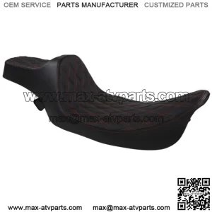 Drag Extended Reach Predator III 3 Red Diamond Black Seat 99-07 Harley FLHR FLHX (For: Harley-Davidson)