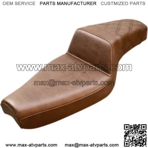 Saddlemen Step 2 Up Brown Rear Lattice Seat 4.5 Tank Harley 2004+ XL Sportster (For: Harley-Davidson)