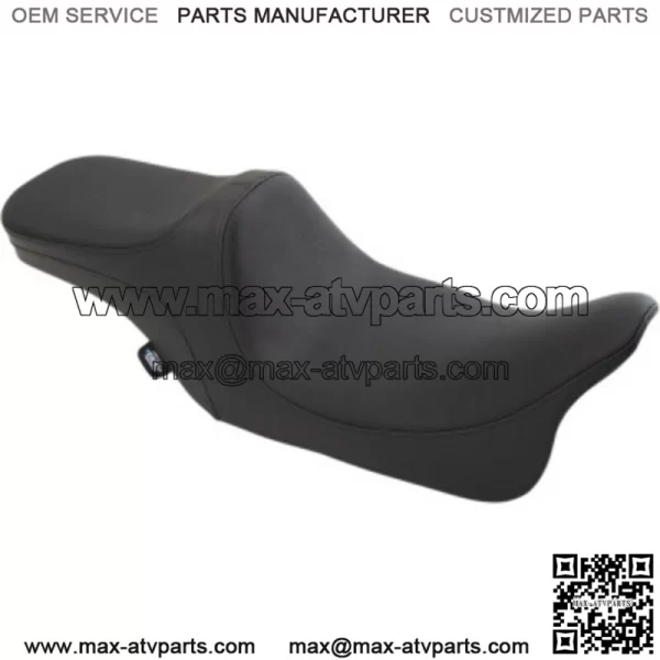 Predator III Smooth Vinyl Stitch 2 Up Seat Harley Touring 97-07 (For: Harley-Davidson)