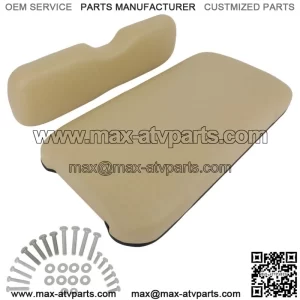 Buff Golf Cart Front Seat Cushion Set Fits EZGO TXT High Quality