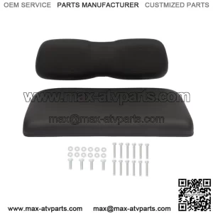Fits Club Car DS Black Golf Cart Front Seat & Back Cushion Set