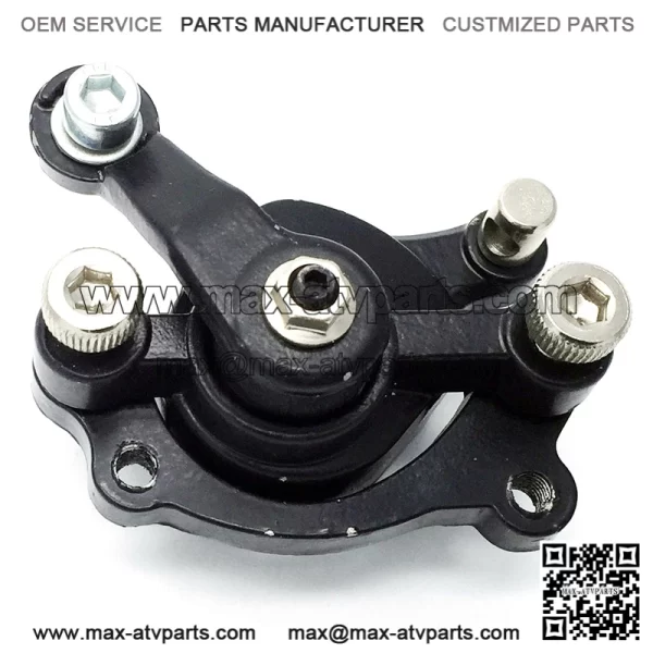 Front + Rear Disc Brake Calipers Pads 49cc Mini PIT Dirt Quad Pocket Rocket Bike(left opening)