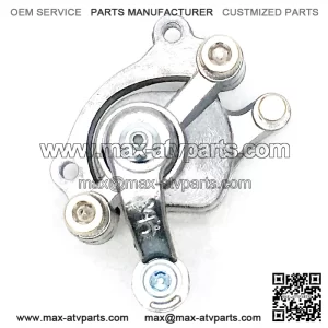 Silver Brake Caliper with Right Arm for Scooters & Mini Bikes