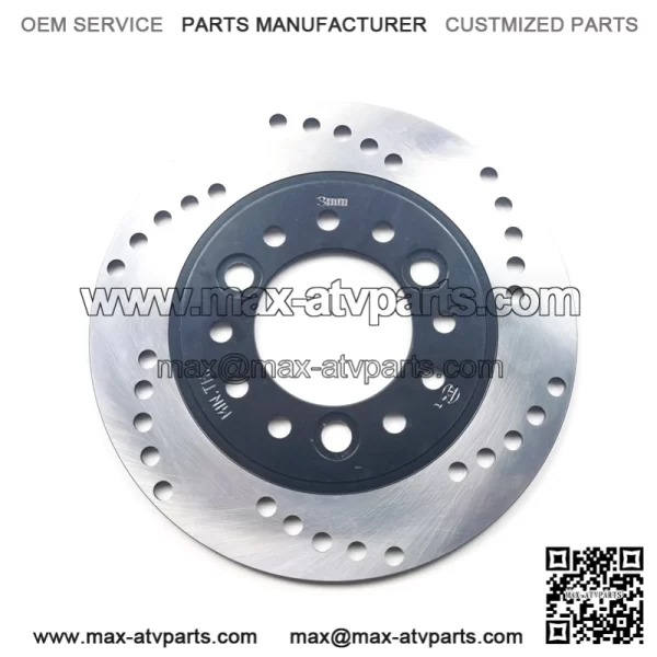 180mm inner hole 58mm 3 hole black silver disc brake rotor