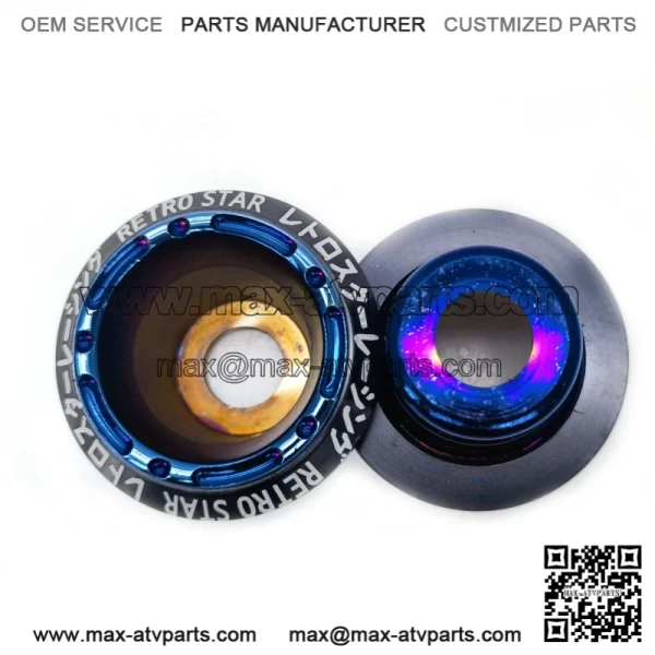 Retrofit anti-fall cup for electric motorcycle front shock absorber - Image 2