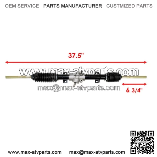 Rack And Pinion W/Tie Rod Ends for John Deere Am147822 Am142162 Am137703 - Image 3