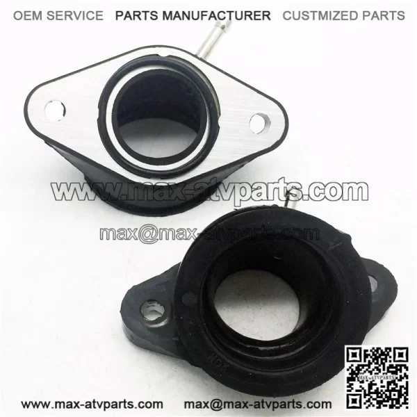 2Pcs Carburetor Intake Manifold for Yamaha XV400 Virago XV500 XV535 Virago 535
