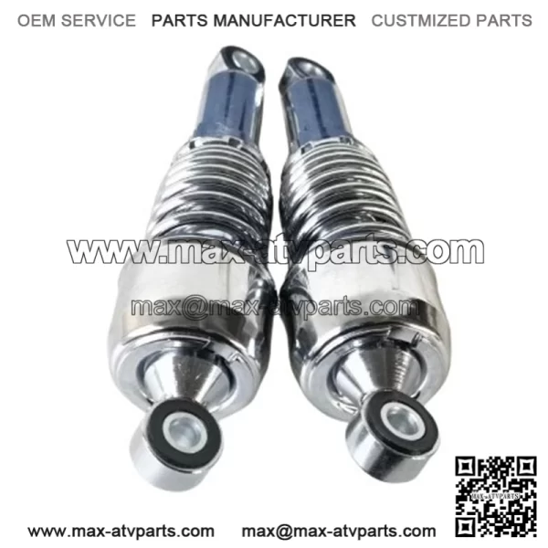 1310-1308 Chrome 11" Shocks Rear Suspension for Touring 85-23 - Image 3
