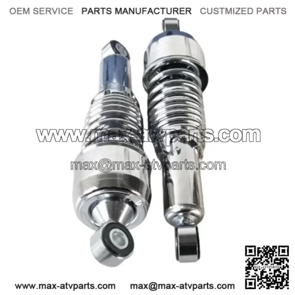 1310-1308 Chrome 11" Shocks Rear Suspension for Touring 85-23 - Image 4
