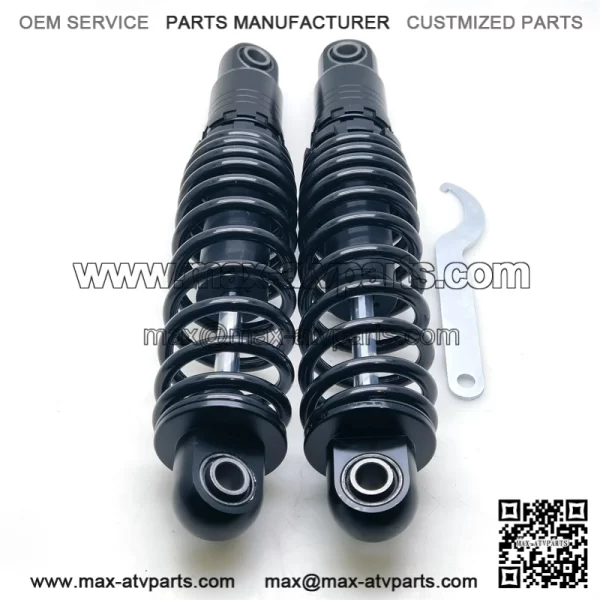 Black Shocks 13" Adjustable Ride-Height Rear Suspension fr Harley Touring 84-20 (Fits: Harley-Davidson) - Image 4