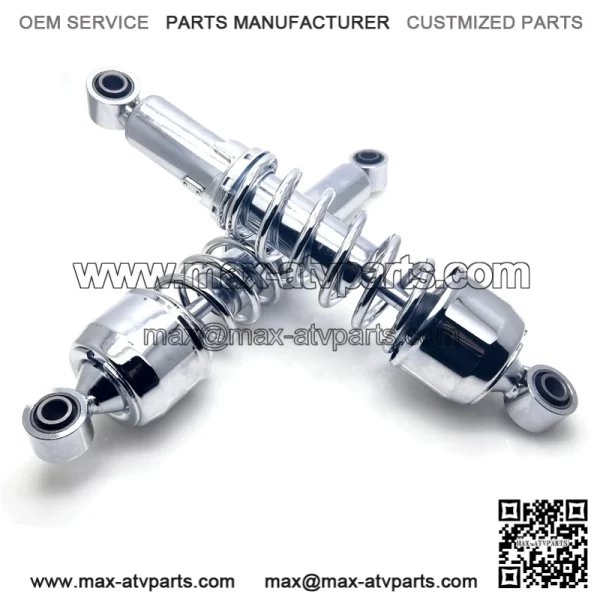 13" Chrome Plated Harley Touring Rear Shock Absorber - Image 2