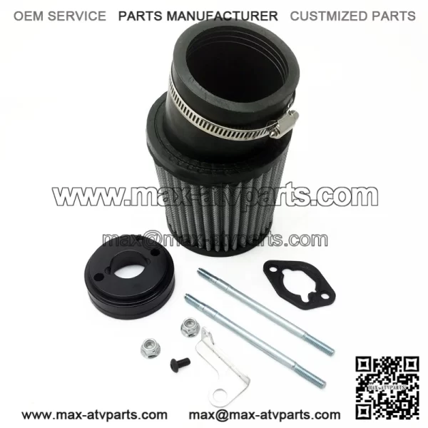 62mm Inlet Air Filter Cleaner Kit for Predator 212cc 6.5 HP GX160 GX200 Mini Bike Trailmaster mid XRX Go Kart Cart Parts