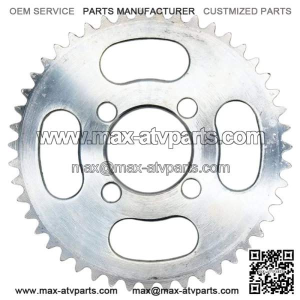 25H 99mm Steel Rear Chain Sprocket, 47T Inner Hole 29mm Chainring Sprocket Gear for Electric Scooter Sprocket Accessories 25H 47T