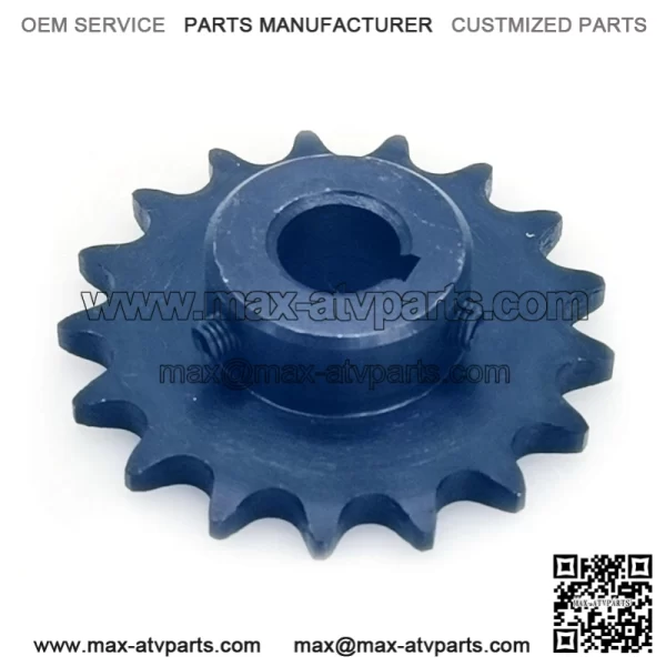 17T jackshaft sprocket #40/41/420 5/8" bore - Image 4