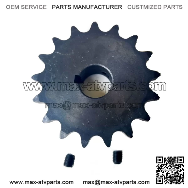 17T jackshaft sprocket #40/41/420 3/4" bore - Image 3