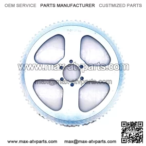 75T 37.5mm #35 silver sprocket