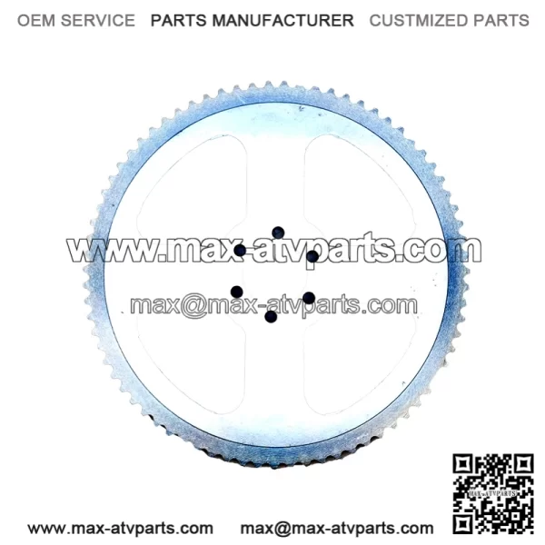 75T 37.5mm #35 silver sprocket - Image 3