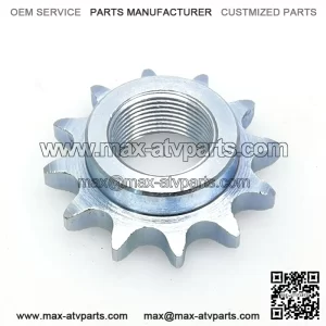 12T #420 Silver Sprocket
