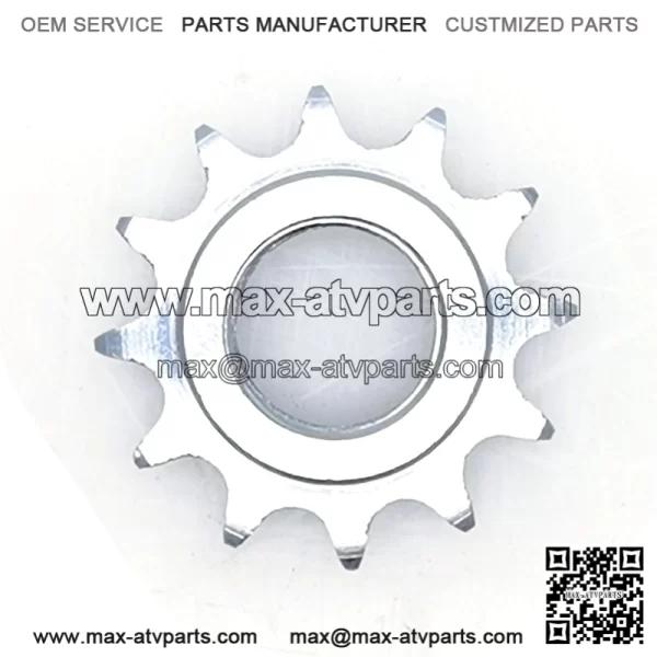 12T #420 Silver Sprocket - Image 2