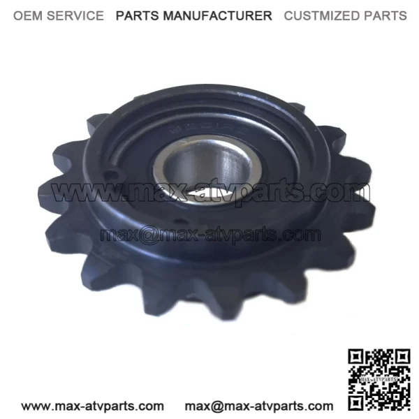 16 Tooth Idler Sprocket #35 Chain 1/2'' ID For Go Kart Mini Bike. - Image 2
