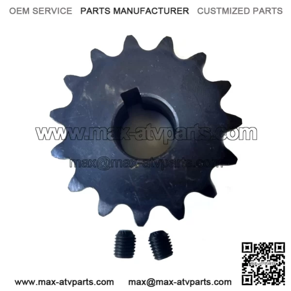 15 Tooth 35 Chain 5/8" Bore Torque Converter Sprocket 2194 - Image 3